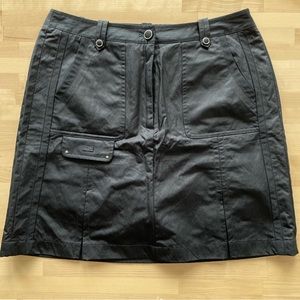 DKNY Golf black mini skirt
